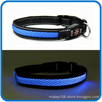 Rechargeable Led Flashing Pet Dog Collars For Christmas